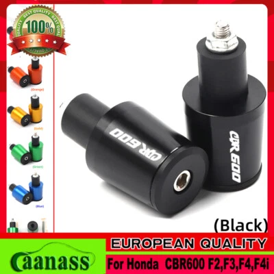 For Honda CBR 600 CBR600 F2,F3,F4,F4i Handlebar Grips Handle Bar Cap End Plugs - Image 1 of 4