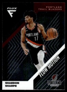 2022-23 Flux Flow Motion #20 Shaedon Sharpe Portland Trail Blazers