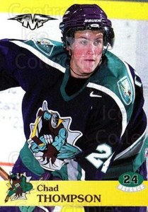 2001-02 London Knights Team Issued #14 Chad Thompson