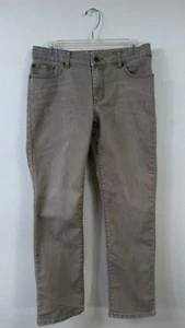 Chico's Platinum~ Denim~ Slim leg Bronze Ultimate Fit Jeans Size 0.5 or 6 Short - Picture 1 of 6