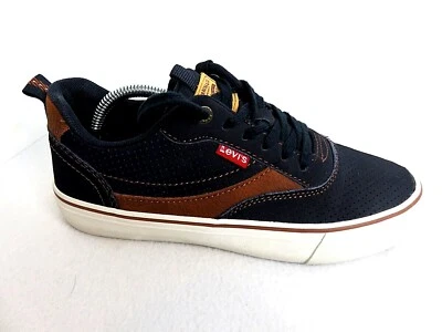 Levi's Niños Zapatillas bajas Talla 5 Azul Lona Denim Zapatos con cordones 539755-72U1 Foto 1 de 4