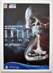 Póster promocional Until Dawn RARO PS4 42 cm x 59 cm - Imagen 1 de 1