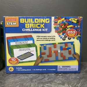 Lakeshore Stem Building Brick Challenge Kit Educational Teacher School - Picture 1 of 3