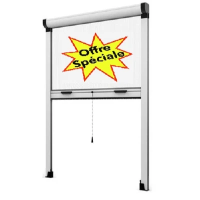 Moustiquaires en kit pour Fenêtre Portefenêtre Moustiquaire à Rouleau Reduisible - Photo 1/4