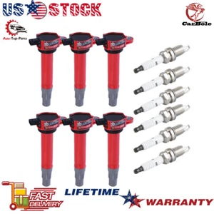 6Pcs Ignition Coil UF502 & Spark Plug For Dodge Charger 2.7L V6 2006 2007-2010 - Picture 1 of 18