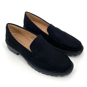 Journee Collection Black Erika Slip-On Loafers Size 9.5 NW - Picture 1 of 9