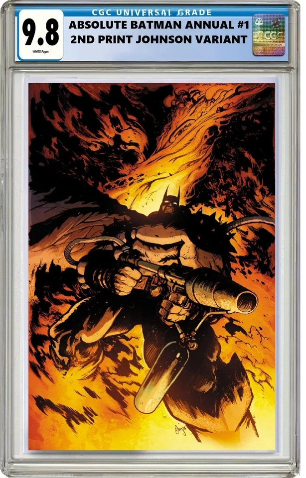 Absolute Batman Anual #1 Johnson Segunda Impresión Cubierta B CGC 9.8 ¡PREVENTA! Foto 1 de 1