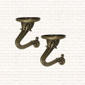 Home Depot Paquete de 2 ganchos de techo de latón hasta 30 libras NUEVO OBO - Imagen 1 de 7