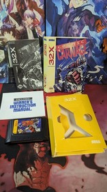Cosmic Carnage (Sega 32X, 1994) Complete CIB - Tested Working READ!