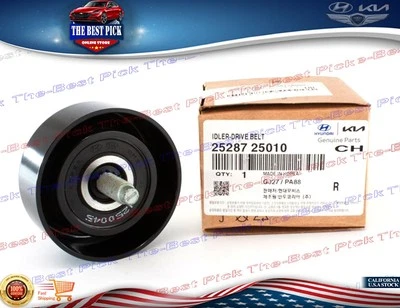 POLEA LOCA CORREA ORIGINAL ⭐OEM⭐ 10-16 HYUNDAI KIA 2528725010 *VER COMPATIBILIDAD* Foto 1 de 4