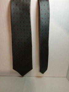 CHRISTIAN DIOR Vintage Seidenkrawatte grau klassisch Made in USA - Bild 1 von 3