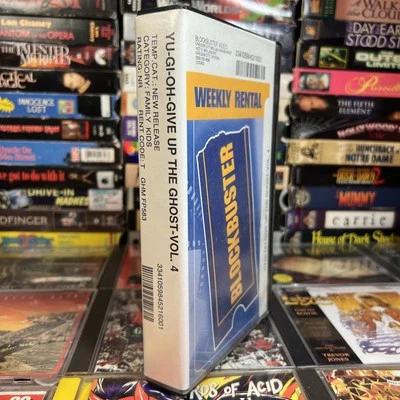 Yu-Gi-Oh VHS - Volume 4 Give Up the Ghost 2002 VHS Tested Blockbuster Rental - Image 1 of 4