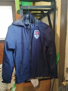 MEN'S PORT AUTHORITY WIND BREAKER JACKET BLUE LARGE - Picture 1 of 4