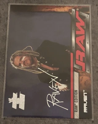 2002 Fleer WWE RAW vs Smackdown #31 Raven WWF Card ECW Wrestling Legend - Image 1 of 2