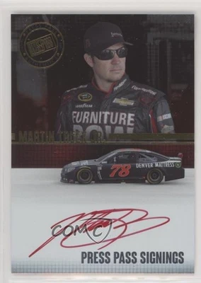 2015 Press Pass Signings Red Ink Martin Truex Jr #PPS-MTJ Auto - Image 1 of 2