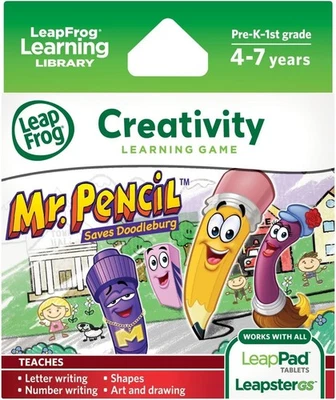 LeapFrog Mr. Pencil Saves Doodleburg Learning Game (works with LeapPad Tablets a - Image 1 of 4
