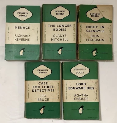 Vintage Green Penguin Mystery & Crime Paperbacks Five 1st Editions 602 to 685 - Image 1 of 4