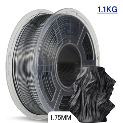 JAYO SILK PLA+ 3D Printer Filament 1.75mm Dual-Color Triple-Color Rainbow 1.1KG - Image 1 of 4