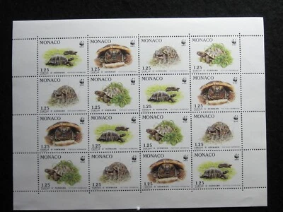 MONACO - SCOTT# 1778-1781 - PANE 16 - CAT VAL $52.00 - Image 1 of 2