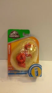 FISHER PRICE IMAGINEXT JURASSIC WORLD CAÍDO REINO MARRÓN RAPTOR - Imagen 1 de 3