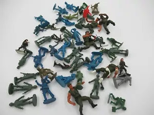 Mixed Lot Of 48 Army Guys, Fireman. "Look" - Picture 1 of 4