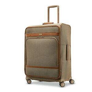 Hartmann Herringbone Deluxe Medium Journey Expandable Spinner Luggage, Terracota
