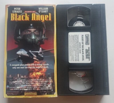 Flight Of Black Angel VHS Peter Strauss Starmaker VHS OOP Tested Works  - Image 1 of 3