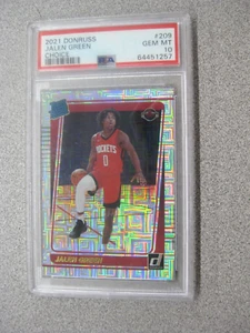 ¡¡MIRA!! Donruss Jalen Green Choice #209 2021 gema MT PSA 10 - Imagen 1 de 7