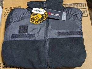 US Army Polartec 300 Fleece Jacket Liner ECWCS Black NIB B.A.F. - Picture 1 of 14