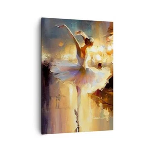 Cuadro Sobre Lienzo 70x100cm Cuadros Bailarina Bailar Color Al Oleo Wall Art - Imagen 1 de 10