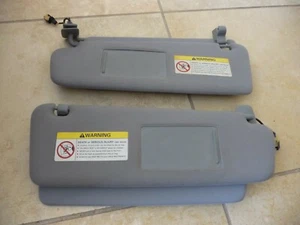 2008 Cayenne Non Vanity Sun Visor Grey Right Left - Picture 1 of 6