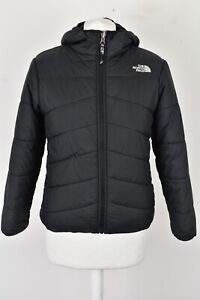 THE NORTH FACE Black Padded Jacket size M Boys Full Zip Reversible Outdoors
