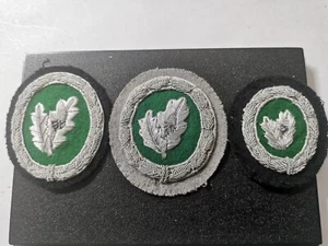 3 alte Bundeswehr Einzelkämpferabzeichen - Offizier - handgestickt - Bild 1 von 2