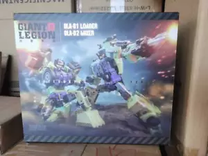 Mecha Invasion GLA01 & GLA02 Heavy Builder Mixmaster & Scrapper in magazzino - Foto 1 di 24