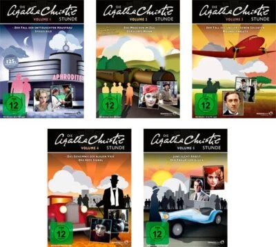 Die Agatha Christie-Stunde - Vol. 1 + 2 + 3 + 4 + 5 Gesamtedition DVD