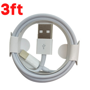 Lote De Iluminación 3ft Cable USB Cable Cargador Para Apple iPhone 5 5S 6 6S 7 Modelos 8 X