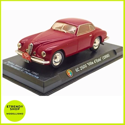 Modellino Auto Alfa Romeo 6C 2500 Rally Montecarlo 1952 scala 1:43  - Immagine 1 di 4