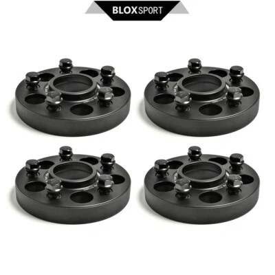 4 espaciadores de rueda 25 mm para Maserati Ghibli 3.0D 3.0i S 5x114.3 CB67.1 | 7075-T6 Foto 1 de 4