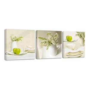 Modern Canvas Print Painting Pictures Photo Home Room Decor Wall Art Green Life - Picture 1 of 13