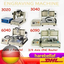 USB/Parallel 3/4 Achse CNC 3020 3040 6040 6090 Router Graviermaschine Graveur DE