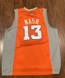 Adidas Phoenix Suns Jersey Mens 54 Steve Nash #13 NBA Authentics Basketball Sewn - Picture 1 of 7