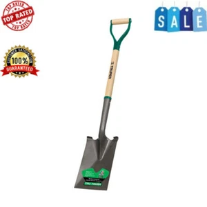 D Handle Garden Spade Square Point 30" Hardwood Steel Tools Durable Welding New - Picture 1 of 3