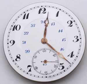 Taschenuhrwerk 42,53 mm mit Zifferblatt und Zeigern Unitas 31 - Picture 1 of 4
