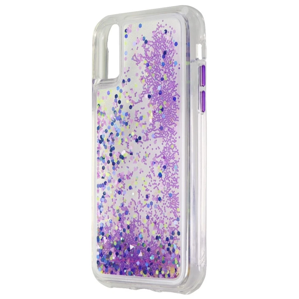 Capa cascata Case-Mate Glow para Apple iPhone XS/X - brilho roxo - Imagem 1 de 3