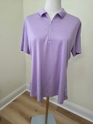 Camisa Callaway Mujer Manga Corta Cremallera Frontal Lavanda XL Foto 1 de 4