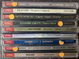 Bulk lot of ATMA Classical CDs (Flute/Brass etc) As Pictured G44 - Picture 1 of 2