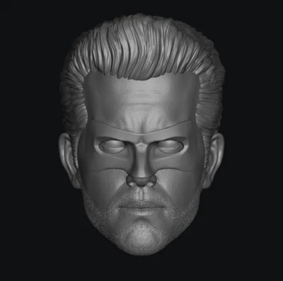 Cabeza esculpida Hall Jordan Ryan Reynolds 1/12 sin pintar Foto 1 de 3