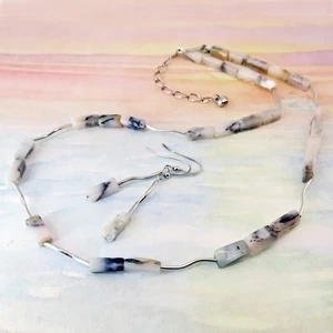 Sterling Silber Rosa Opal Perlen Schmuck Set von SoniaMcD - Bild 1 von 15