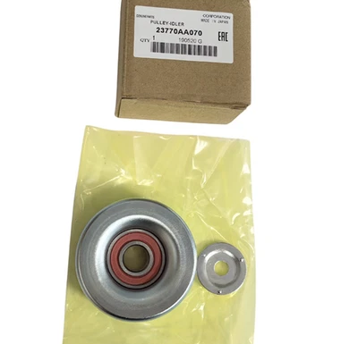 23770AA070 GENUINE OEM SUBARU BRZ IMPREZA WRX FORESTER DRIVE BELT IDLER PULLEY - Image 1 of 4