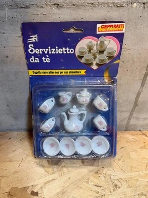 Servizietto da te miniatura servizio da te bambole - Immagine 1 di 2